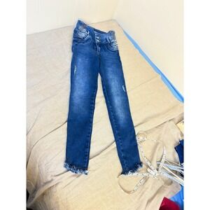 Fazined Colombian Push Up Jeans Womens 0 2 Skinny Stretch Butt Lift Premium Deni